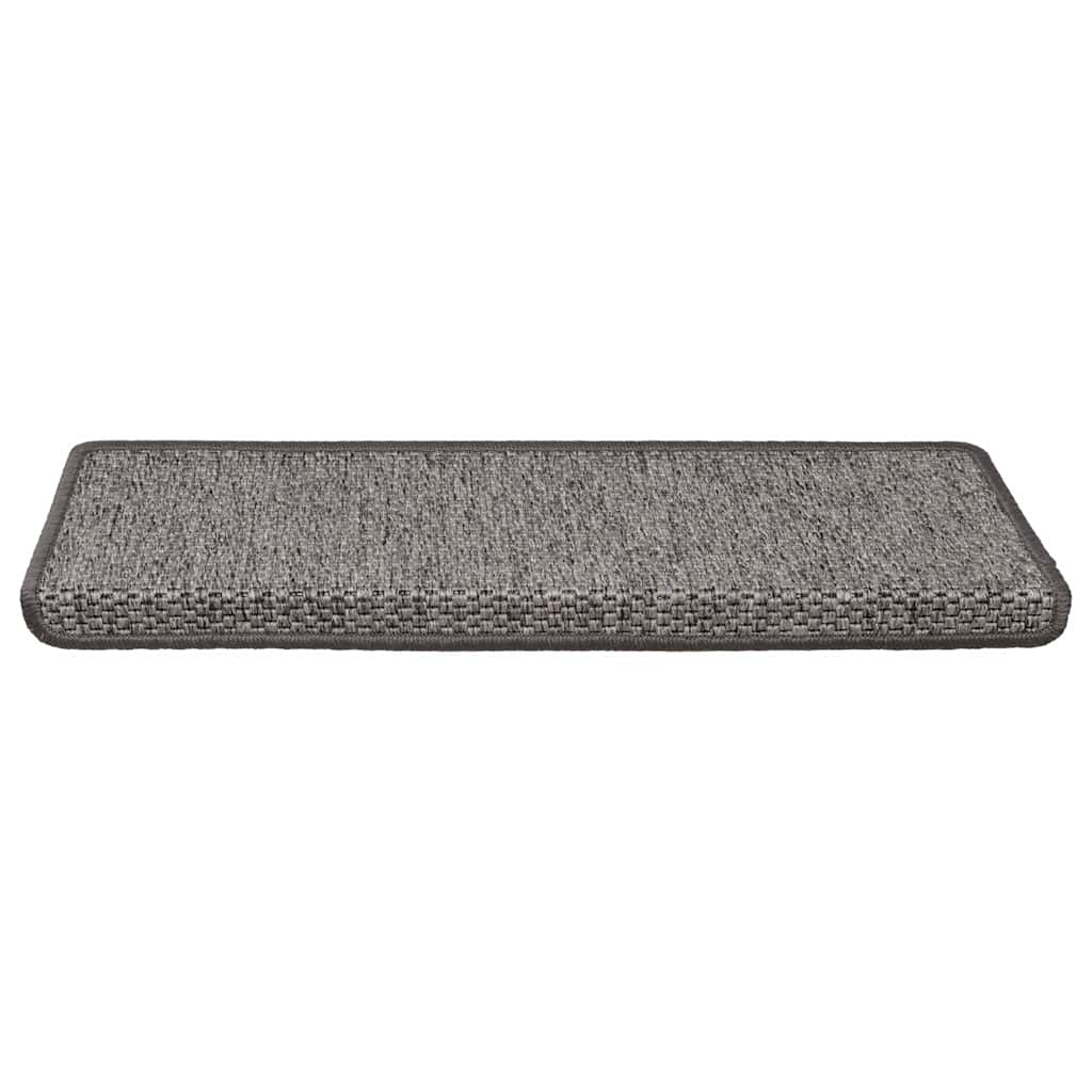 vidaXL Covoraș scări autoadeziv 30 buc. gri&bej 65x21x4cm aspect sisal vidaXL Covoraș scări autoadeziv 30 buc. gri&bej 65x21x4cm aspect sisal