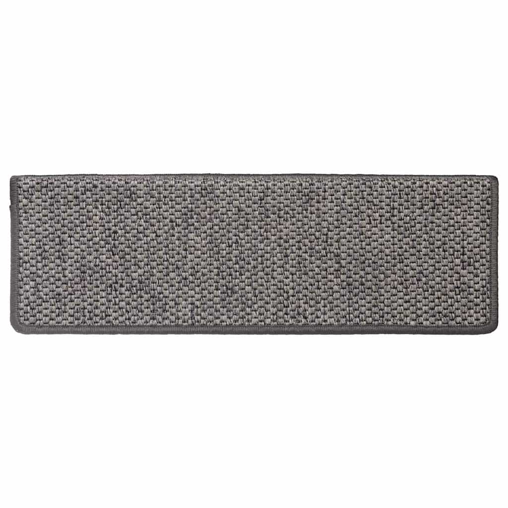 vidaXL Covoraș scări autoadeziv 30 buc. gri&bej 65x21x4cm aspect sisal vidaXL Covoraș scări autoadeziv 30 buc. gri&bej 65x21x4cm aspect sisal