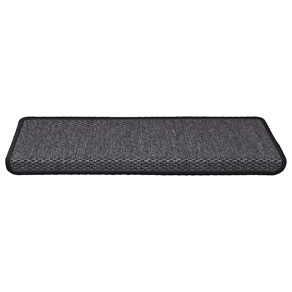 vidaXL Covorașe autoadezive scări 30 buc antracit 65x21x4 aspect sisal vidaXL Covorașe autoadezive scări 30 buc antracit 65x21x4 aspect sisal
