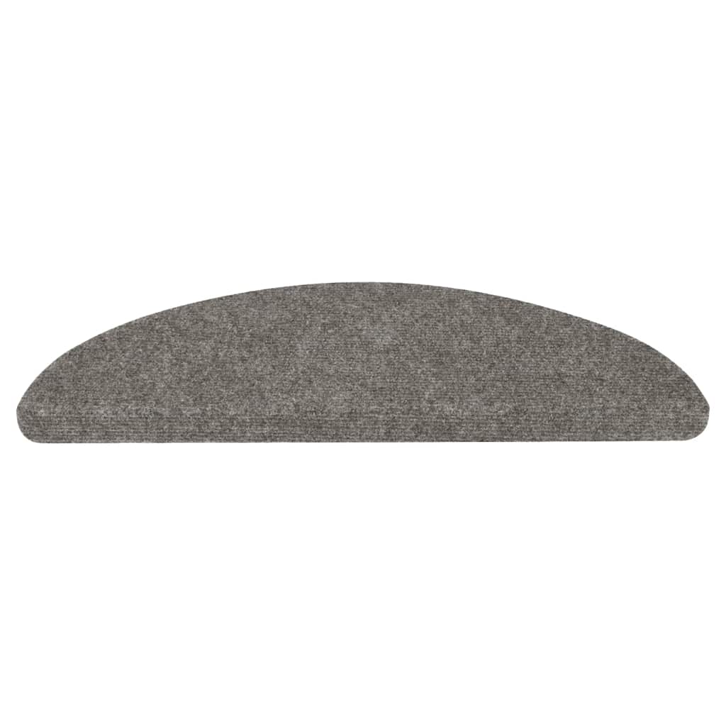 vidaXL Covorașe scară autoadezive 20 buc Gri 56x17x3 cm