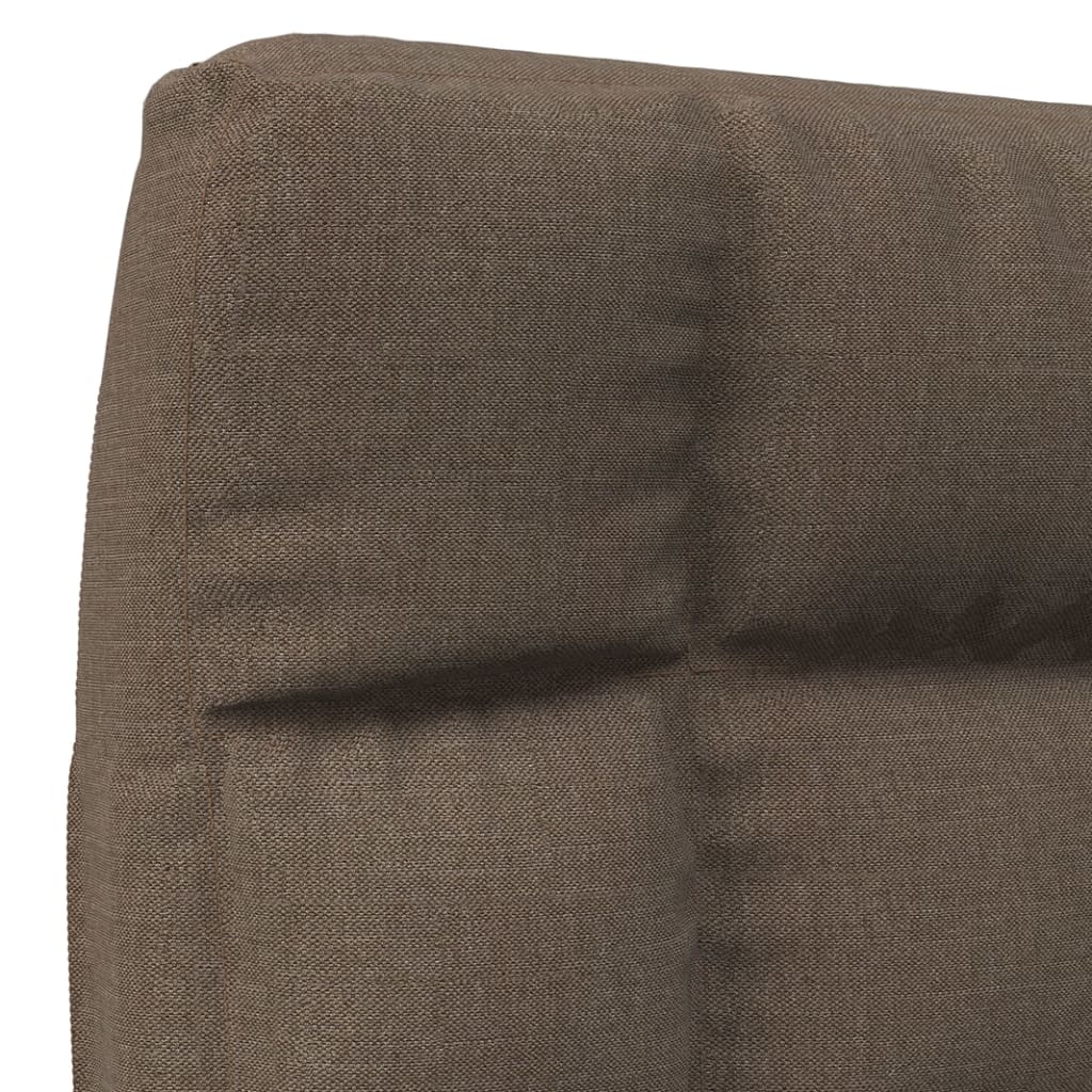 vidaXL Scaun de podea pliabil, gri taupe, material textil vidaXL Scaun de podea pliabil, gri taupe, material textil