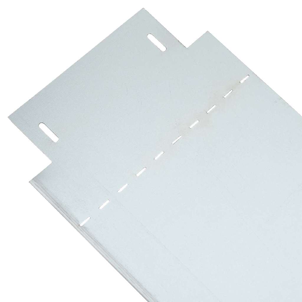 vidaXL Borduri pentru gazon 20 pcs Argintiu 100 x 25 cm
