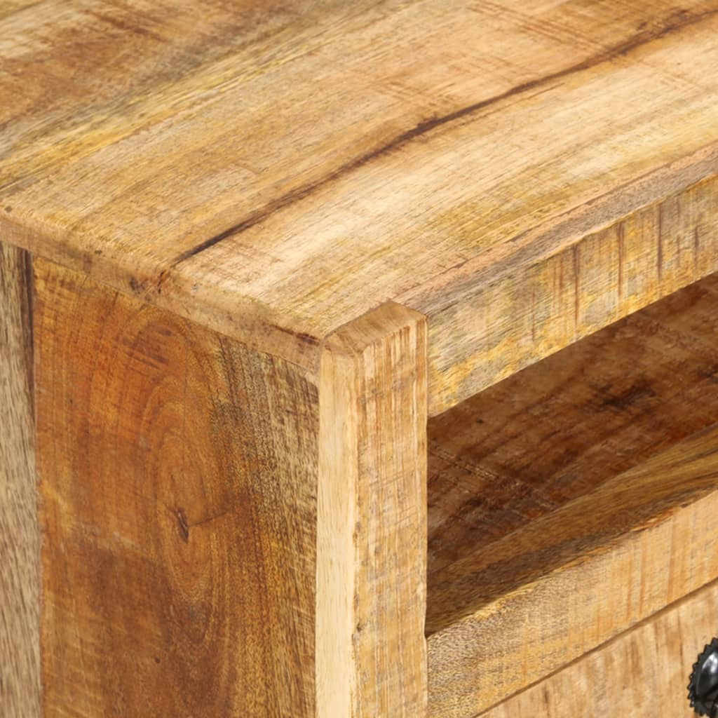vidaXL Comodă TV, 110x30x40 cm, lemn masiv de mango