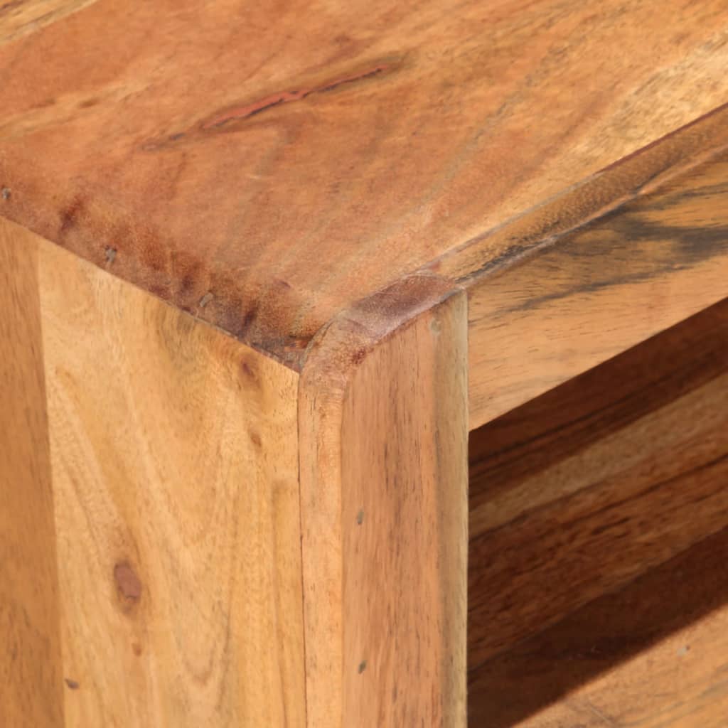 vidaXL Comodă TV, 110x30x40 cm, lemn masiv de acacia