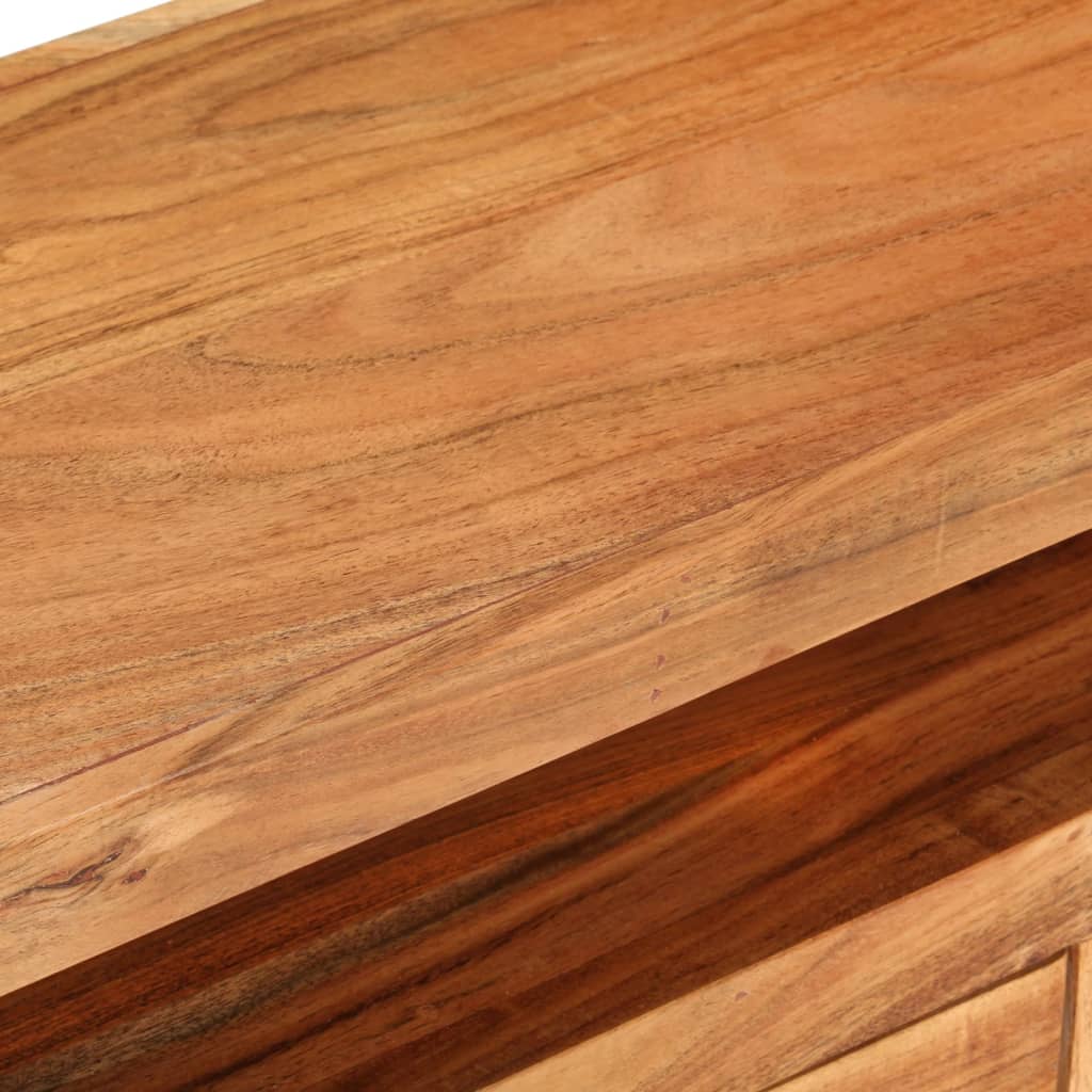 vidaXL Comodă TV, 110x30x40 cm, lemn masiv de acacia