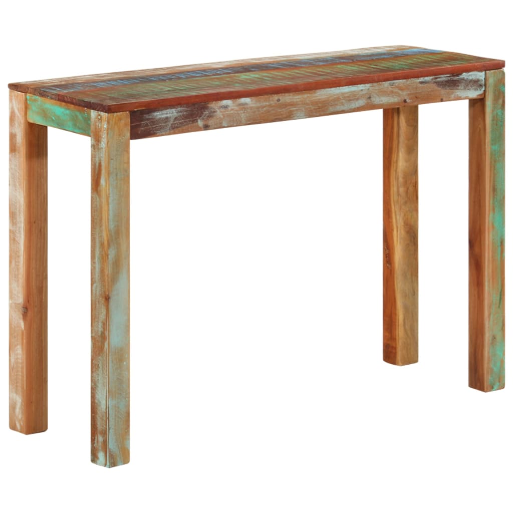 vidaXL Masă consolă, 110x35x76 cm, lemn masiv reciclat vidaXL Masă consolă, 110x35x76 cm, lemn masiv reciclat