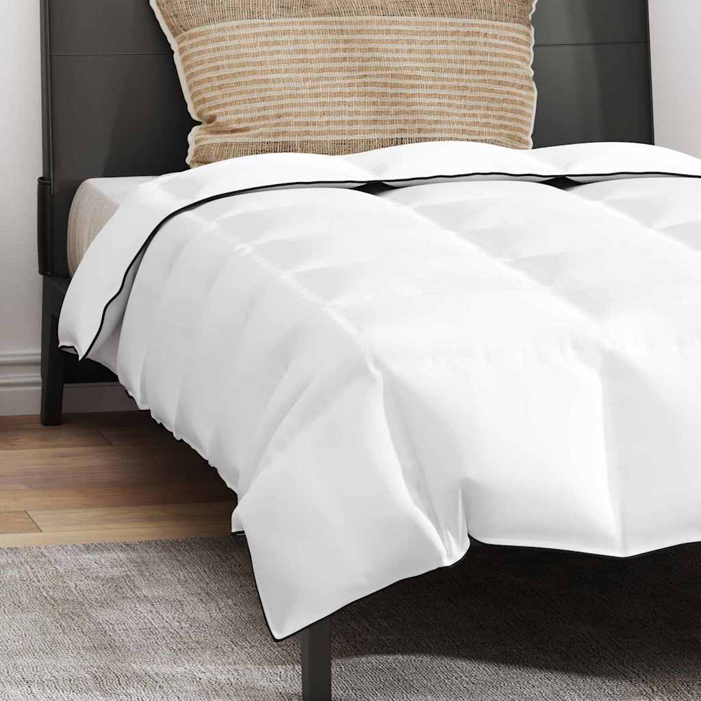 vidaXL Pilotă cu pernă 2 pcs Alb 135 x 200 cm Jos vidaXL Pilotă cu pernă 2 pcs Alb 135 x 200 cm Jos