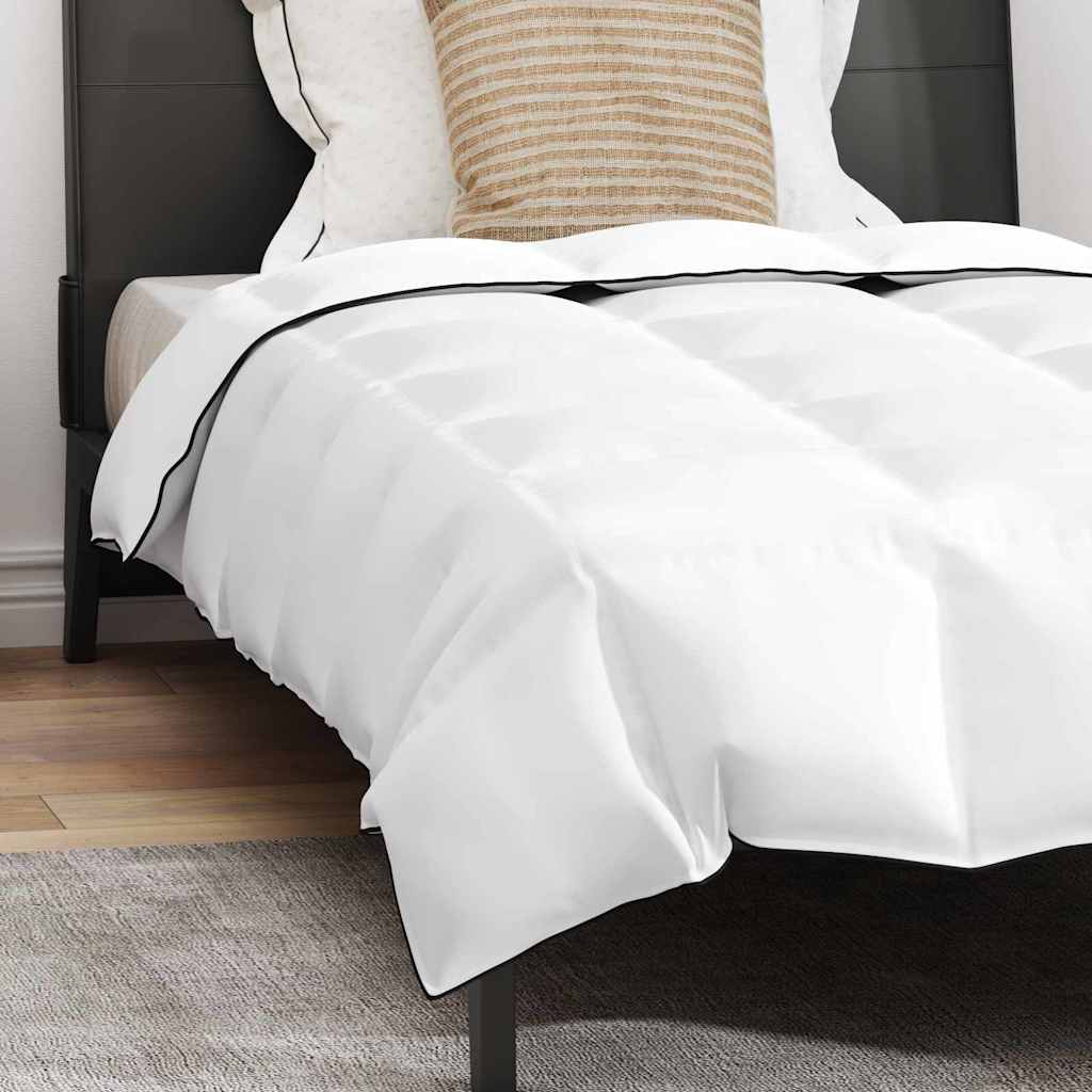 vidaXL Pilotă cu pernă 2 pcs Alb 150 x 200 cm Jos vidaXL Pilotă cu pernă 2 pcs Alb 150 x 200 cm Jos