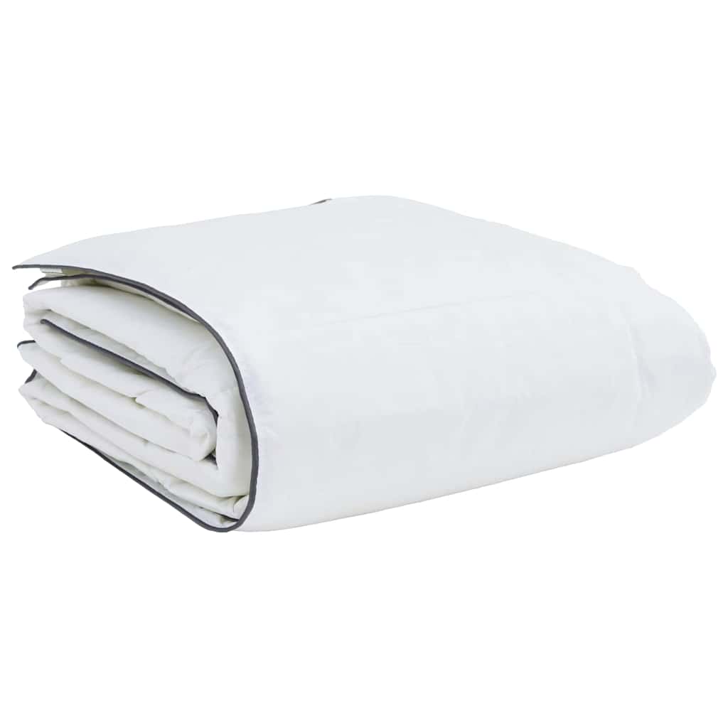 vidaXL Pilotă cu pernă 2 pcs Alb 150 x 200 cm Jos vidaXL Pilotă cu pernă 2 pcs Alb 150 x 200 cm Jos