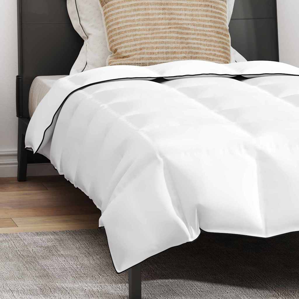 vidaXL Pilotă cu pernă 2 pcs Alb 140 x 220 cm Jos vidaXL Pilotă cu pernă 2 pcs Alb 140 x 220 cm Jos