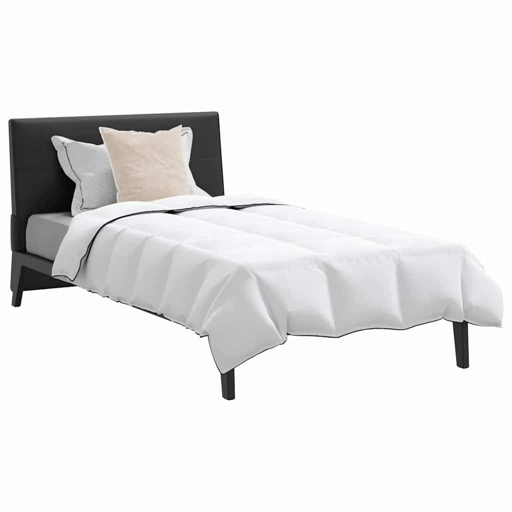 vidaXL Duvet de iarnă cu pernă 2 pcs Alb Pene de rață