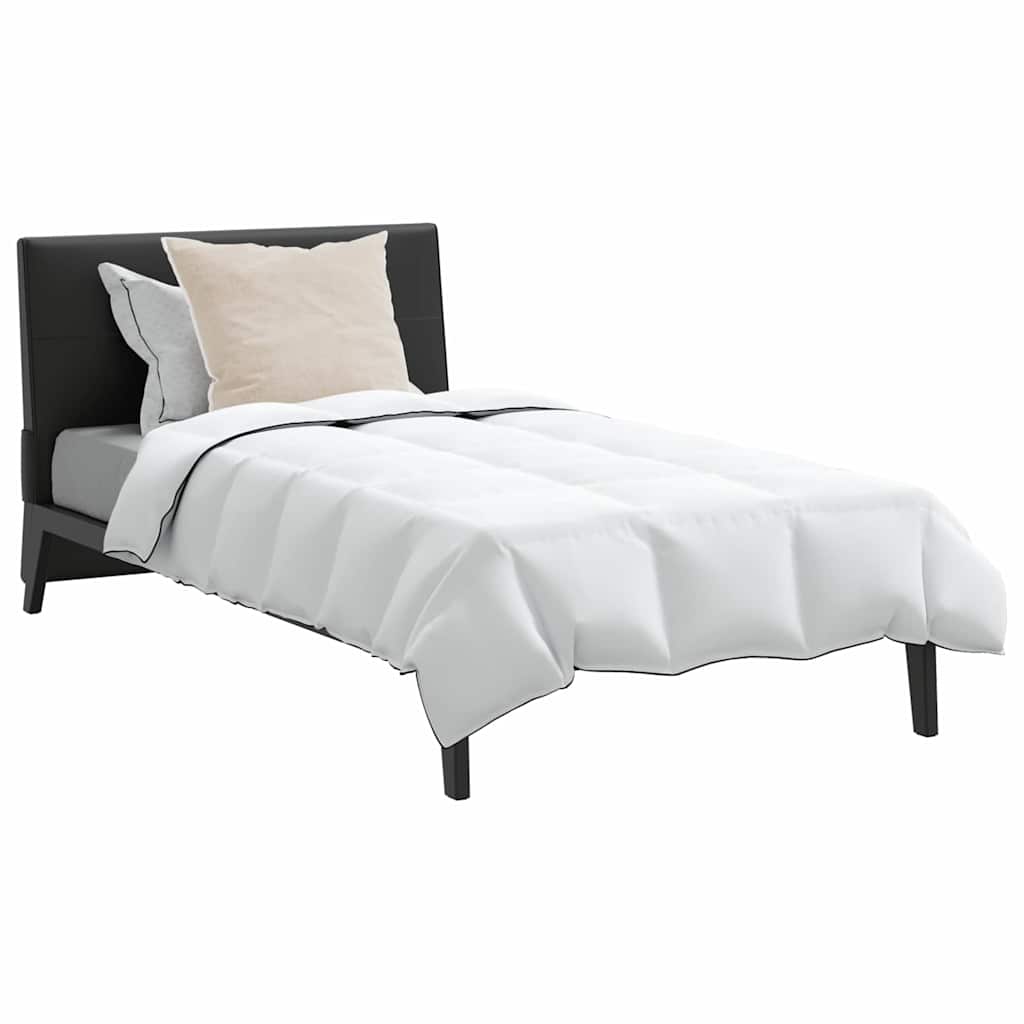 vidaXL Duvet de iarnă cu pernă 2 pcs Alb Pene de rață