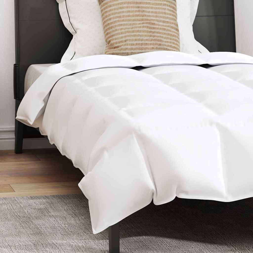 vidaXL Pilotă cu pernă 2 pcs Alb 155 x 220 cm Jos vidaXL Pilotă cu pernă 2 pcs Alb 155 x 220 cm Jos