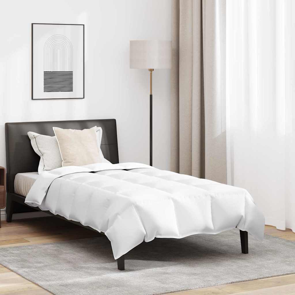 vidaXL Pilotă cu pernă 2 pcs Alb 155 x 220 cm Jos vidaXL Pilotă cu pernă 2 pcs Alb 155 x 220 cm Jos