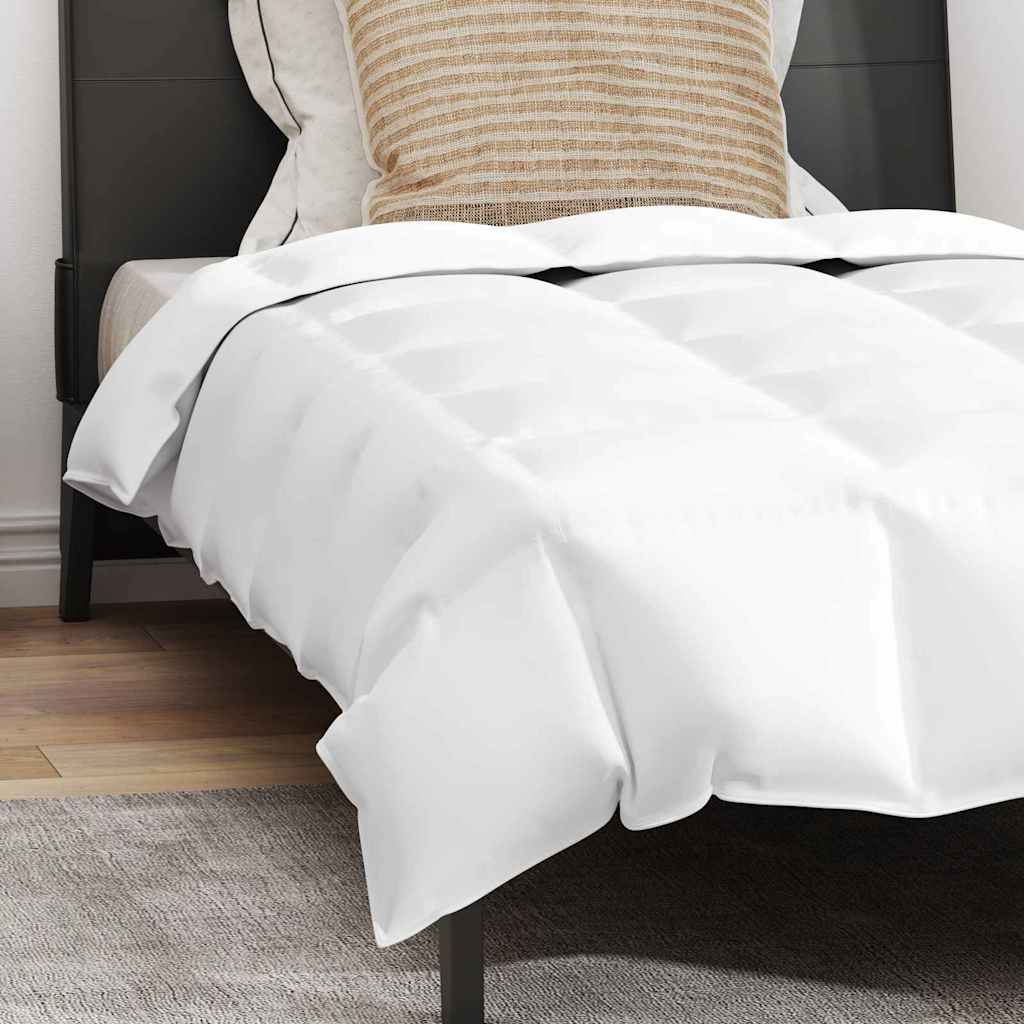 vidaXL Pilotă cu pernă 2 pcs Alb 140 x 200 cm Jos vidaXL Pilotă cu pernă 2 pcs Alb 140 x 200 cm Jos