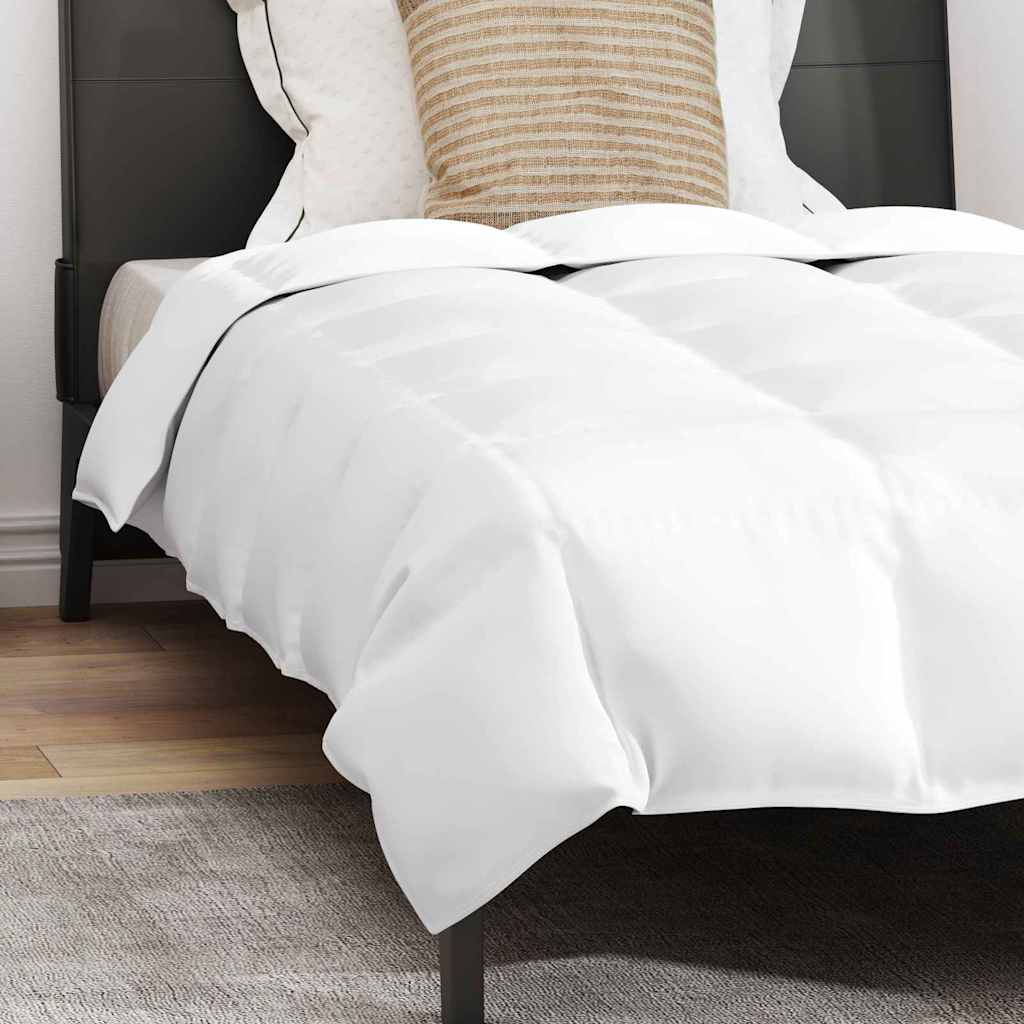 vidaXL Pilotă Altele cu pernă 2 pcs Alb 155 x 200 cm Jos vidaXL Pilotă Altele cu pernă 2 pcs Alb 155 x 200 cm Jos