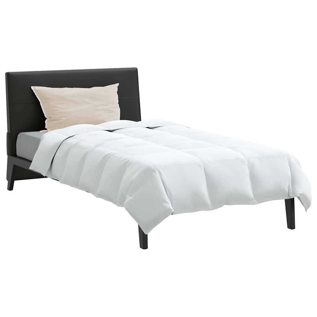 vidaXL Duvet de iarnă cu pernă 2 pcs Alb Pene de rață