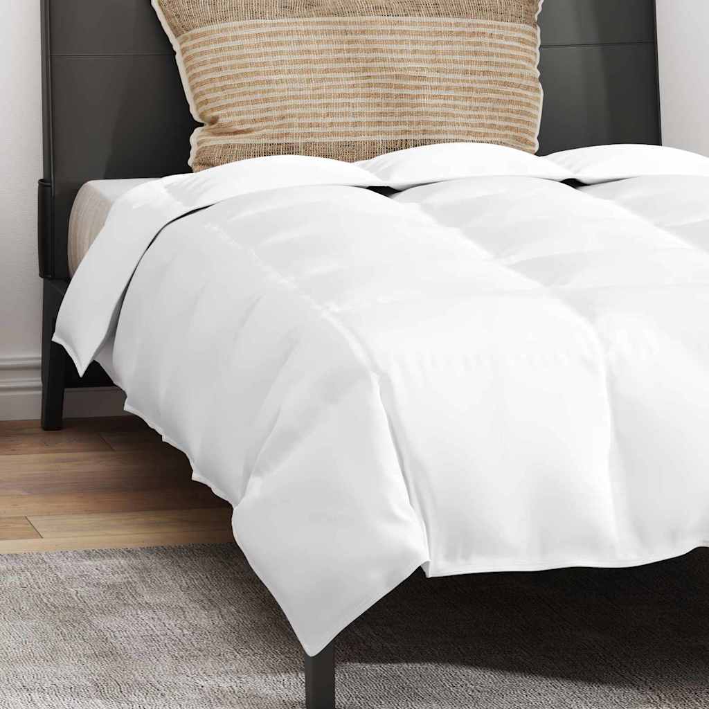 vidaXL Pilotă cu pernă 2 pcs Alb 140 x 220 cm Jos vidaXL Pilotă cu pernă 2 pcs Alb 140 x 220 cm Jos