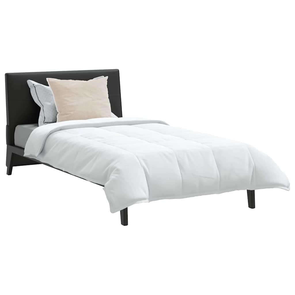 vidaXL Duvet 2 în 1 cu pernă 2 pcs Alb Pene de rață