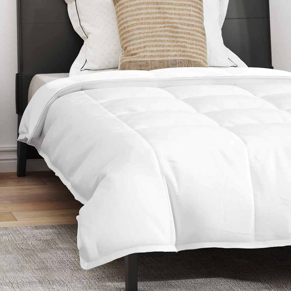 vidaXL Pilotă cu pernă 2 pcs Alb 155 x 220 cm Jos vidaXL Pilotă cu pernă 2 pcs Alb 155 x 220 cm Jos