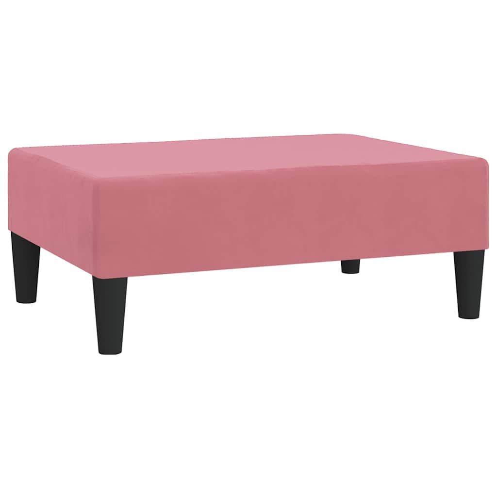 vidaXL Taburet, roz, 78x56x32 cm, catifea vidaXL Taburet, roz, 78x56x32 cm, catifea