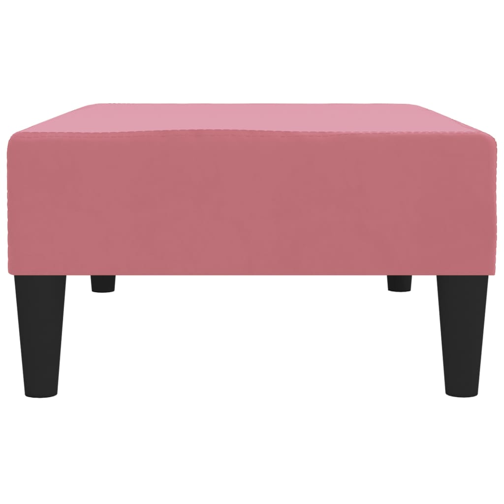 vidaXL Taburet, roz, 78x56x32 cm, catifea vidaXL Taburet, roz, 78x56x32 cm, catifea