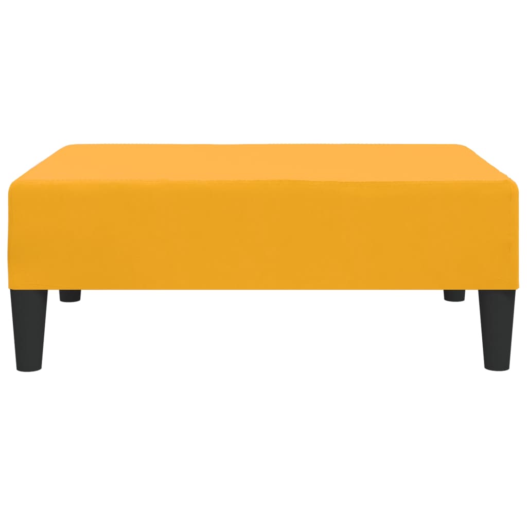 vidaXL Taburet, galben, 78x56x32 cm, catifea vidaXL Taburet, galben, 78x56x32 cm, catifea
