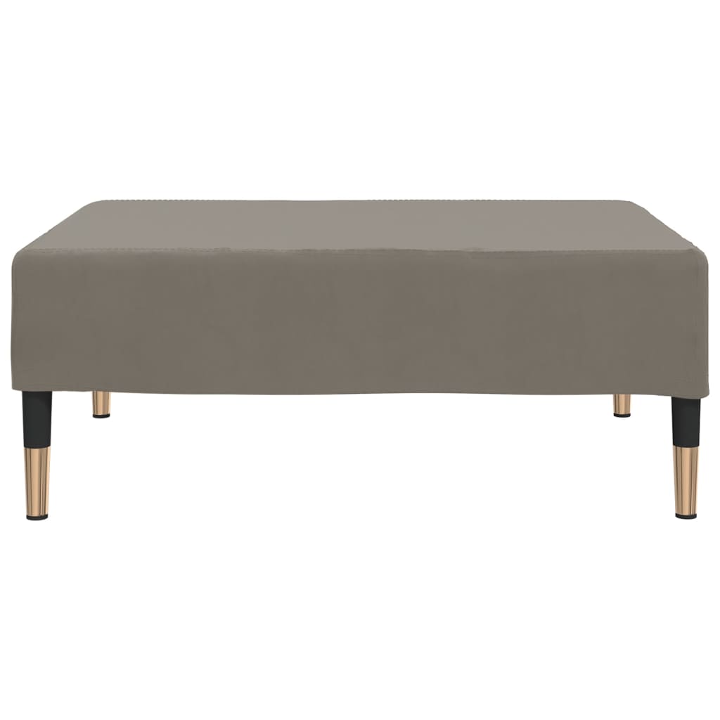 vidaXL Taburet, gri deschis, 78x56x32 cm, catifea vidaXL Taburet, gri deschis, 78x56x32 cm, catifea