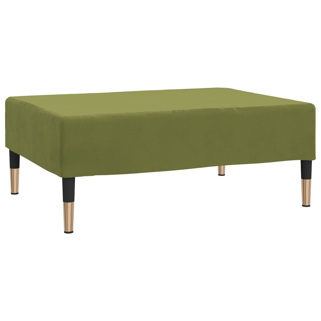 vidaXL Taburet, verde deschis, 78x56x32 cm, catifea vidaXL Taburet, verde deschis, 78x56x32 cm, catifea