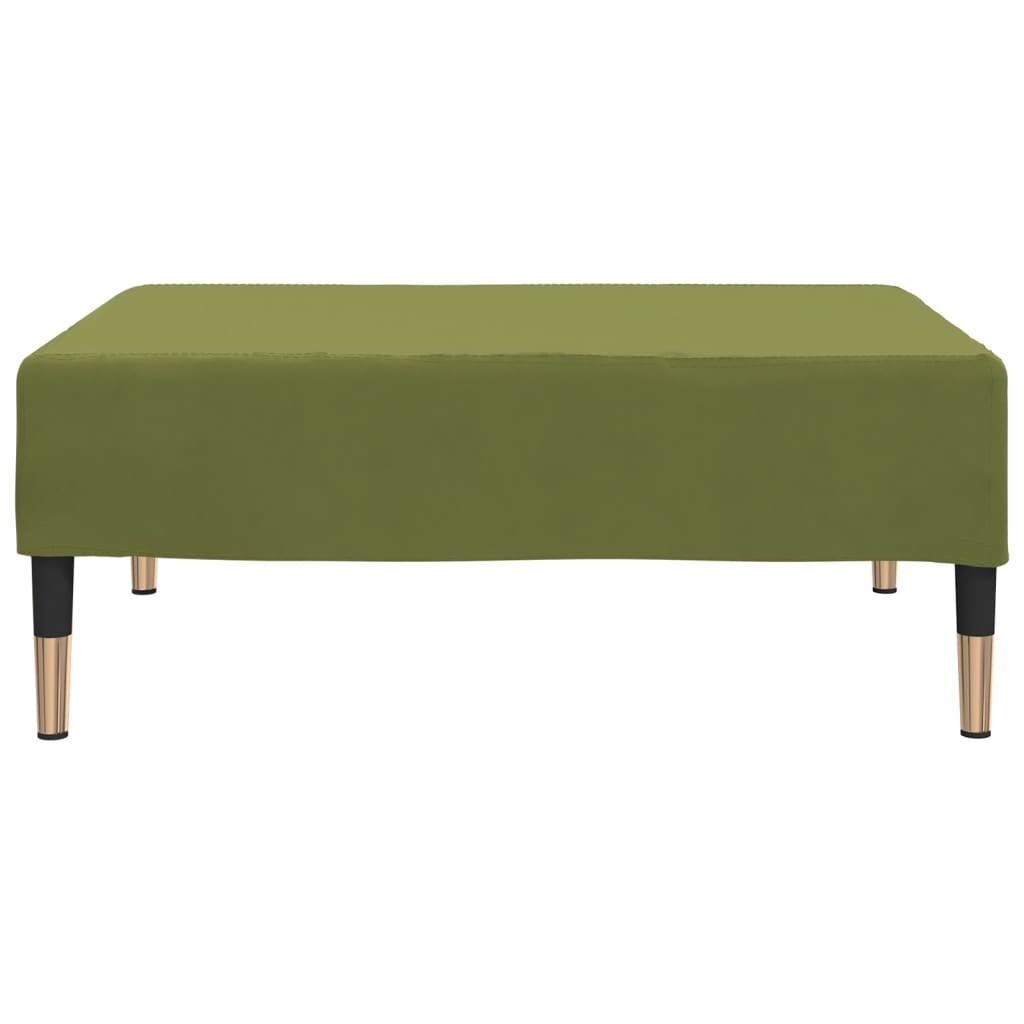 vidaXL Taburet, verde deschis, 78x56x32 cm, catifea vidaXL Taburet, verde deschis, 78x56x32 cm, catifea