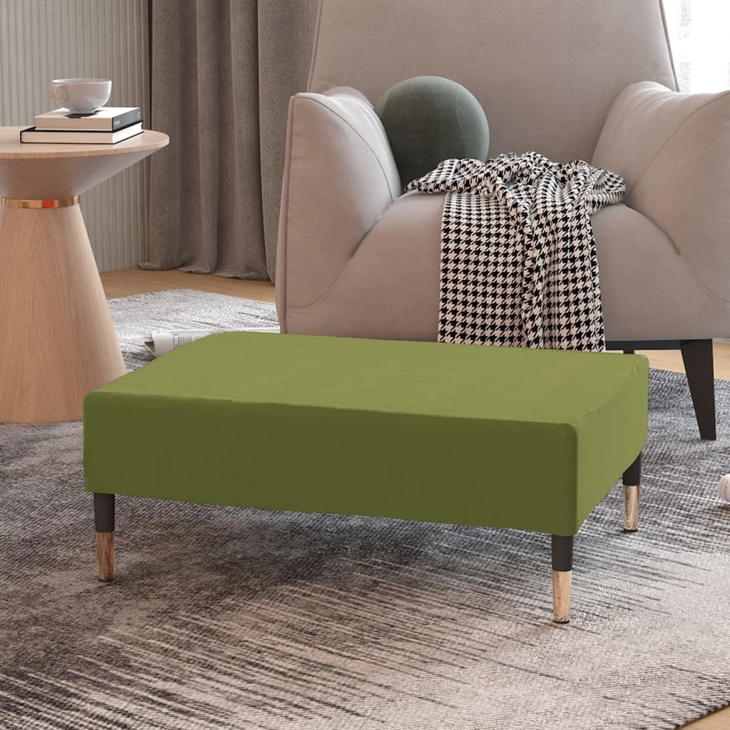 vidaXL Taburet, verde deschis, 78x56x32 cm, catifea vidaXL Taburet, verde deschis, 78x56x32 cm, catifea