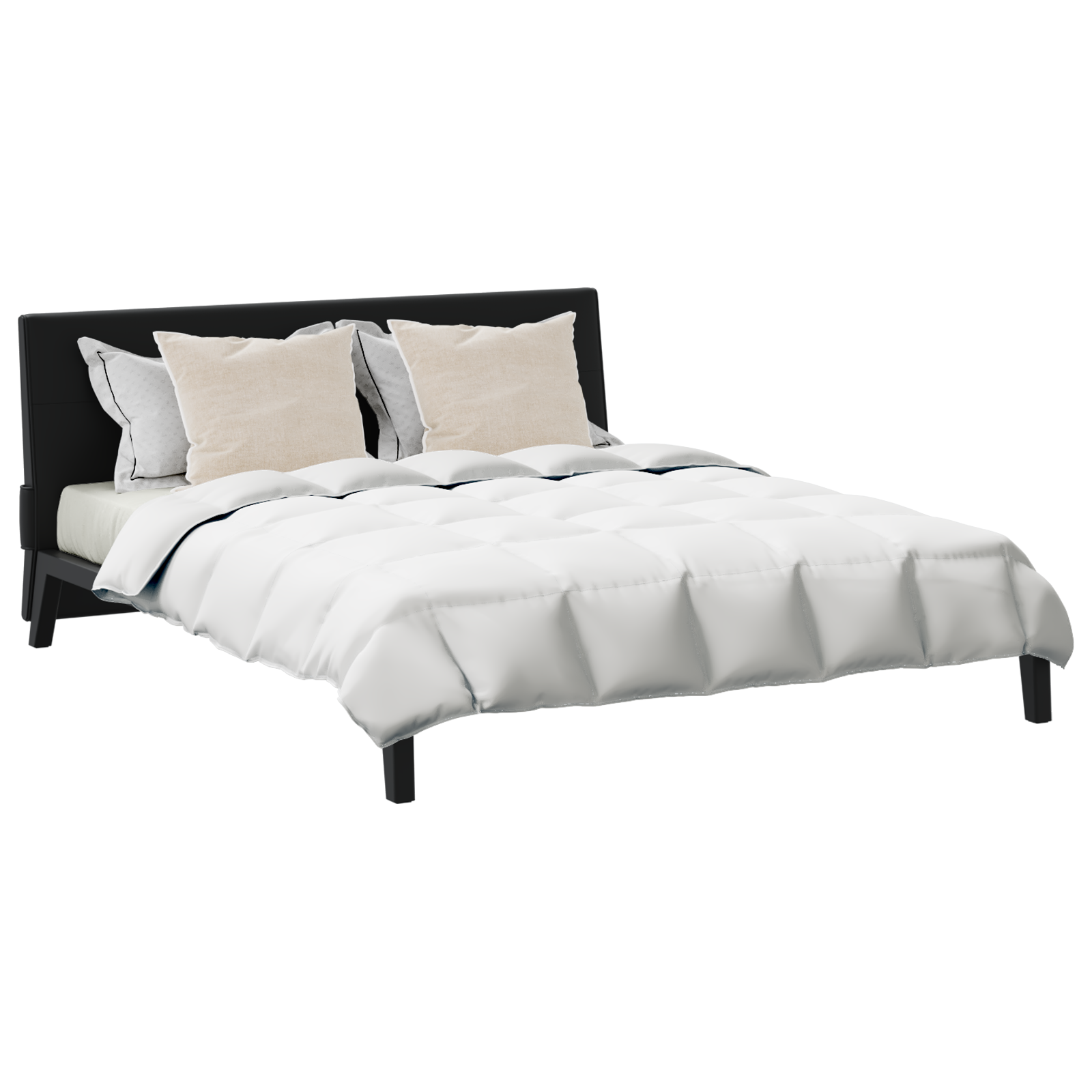 vidaXL Pilotă Altele 3 pcs Alb 200 x 220 cm Jos vidaXL Pilotă Altele 3 pcs Alb 200 x 220 cm Jos