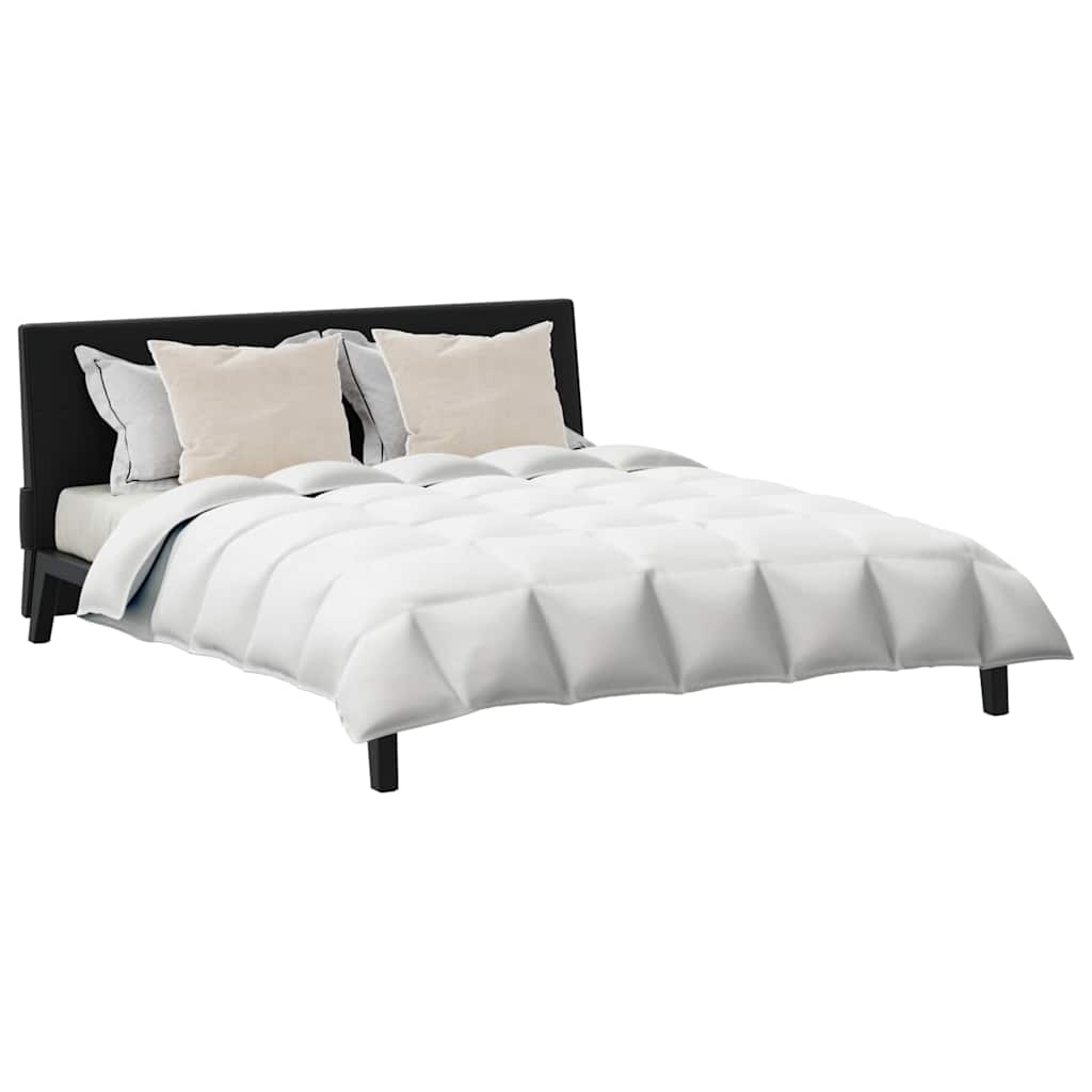 vidaXL Pilotă Altele cu pernă 3 pcs Alb 200 x 220 cm Jos vidaXL Pilotă Altele cu pernă 3 pcs Alb 200 x 220 cm Jos