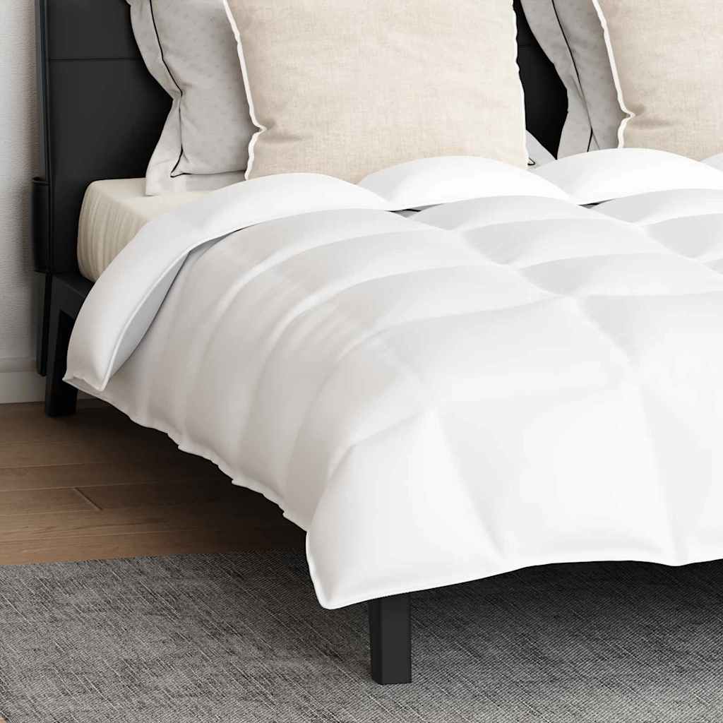vidaXL Pilotă Altele cu pernă 3 pcs Alb 200 x 220 cm Jos vidaXL Pilotă Altele cu pernă 3 pcs Alb 200 x 220 cm Jos