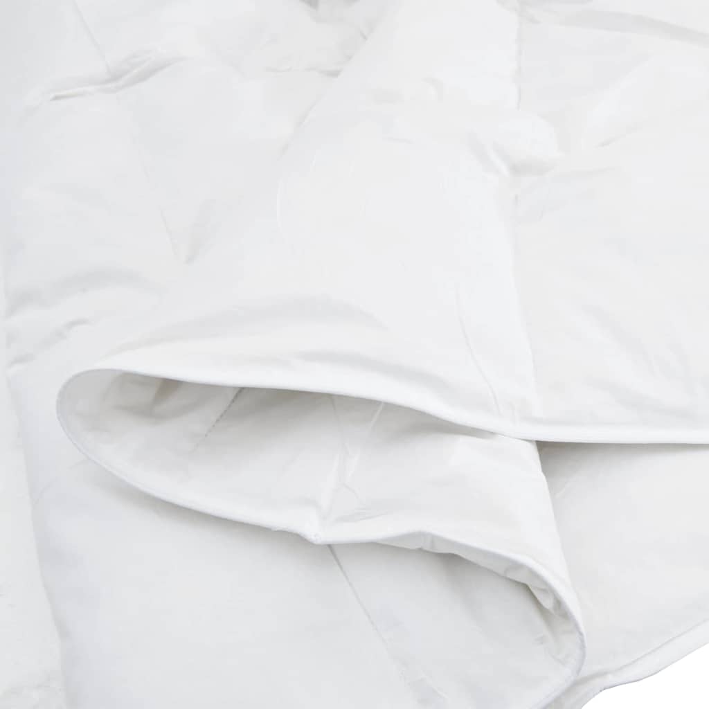 vidaXL Pilotă Altele cu pernă 3 pcs Alb 200 x 220 cm Jos vidaXL Pilotă Altele cu pernă 3 pcs Alb 200 x 220 cm Jos