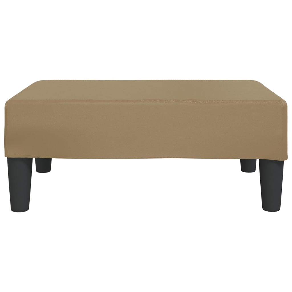 vidaXL Taburet, cappuccino, 78x56x32 cm, piele ecologică vidaXL Taburet, cappuccino, 78x56x32 cm, piele ecologică