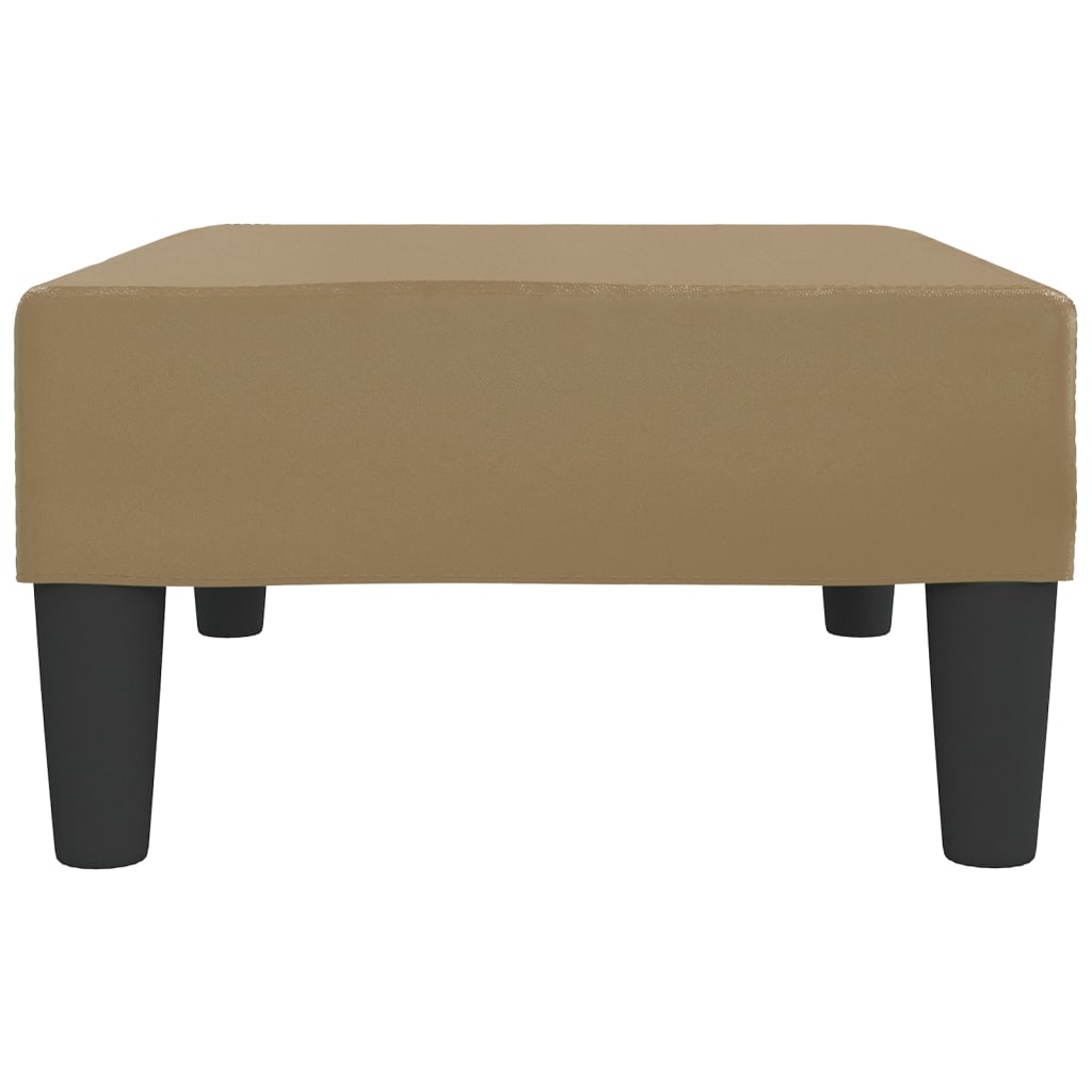 vidaXL Taburet, cappuccino, 78x56x32 cm, piele ecologică vidaXL Taburet, cappuccino, 78x56x32 cm, piele ecologică