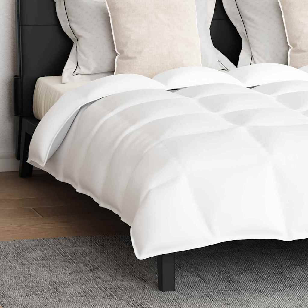vidaXL Pilotă Altele cu pernă 3 pcs Alb 200 x 220 cm Jos vidaXL Pilotă Altele cu pernă 3 pcs Alb 200 x 220 cm Jos