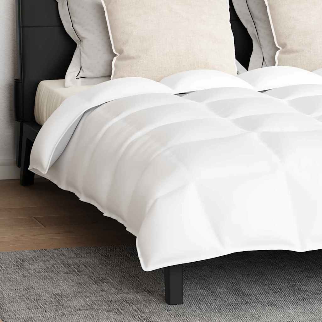 vidaXL Pilotă Altele cu pernă 3 pcs Alb 200 x 220 cm Jos vidaXL Pilotă Altele cu pernă 3 pcs Alb 200 x 220 cm Jos