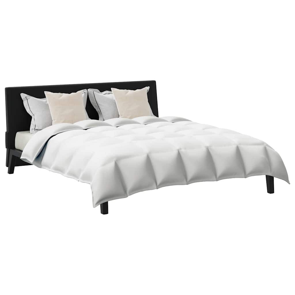 vidaXL Set de Pături cu pernă 3 pcs Alb Pene de rață