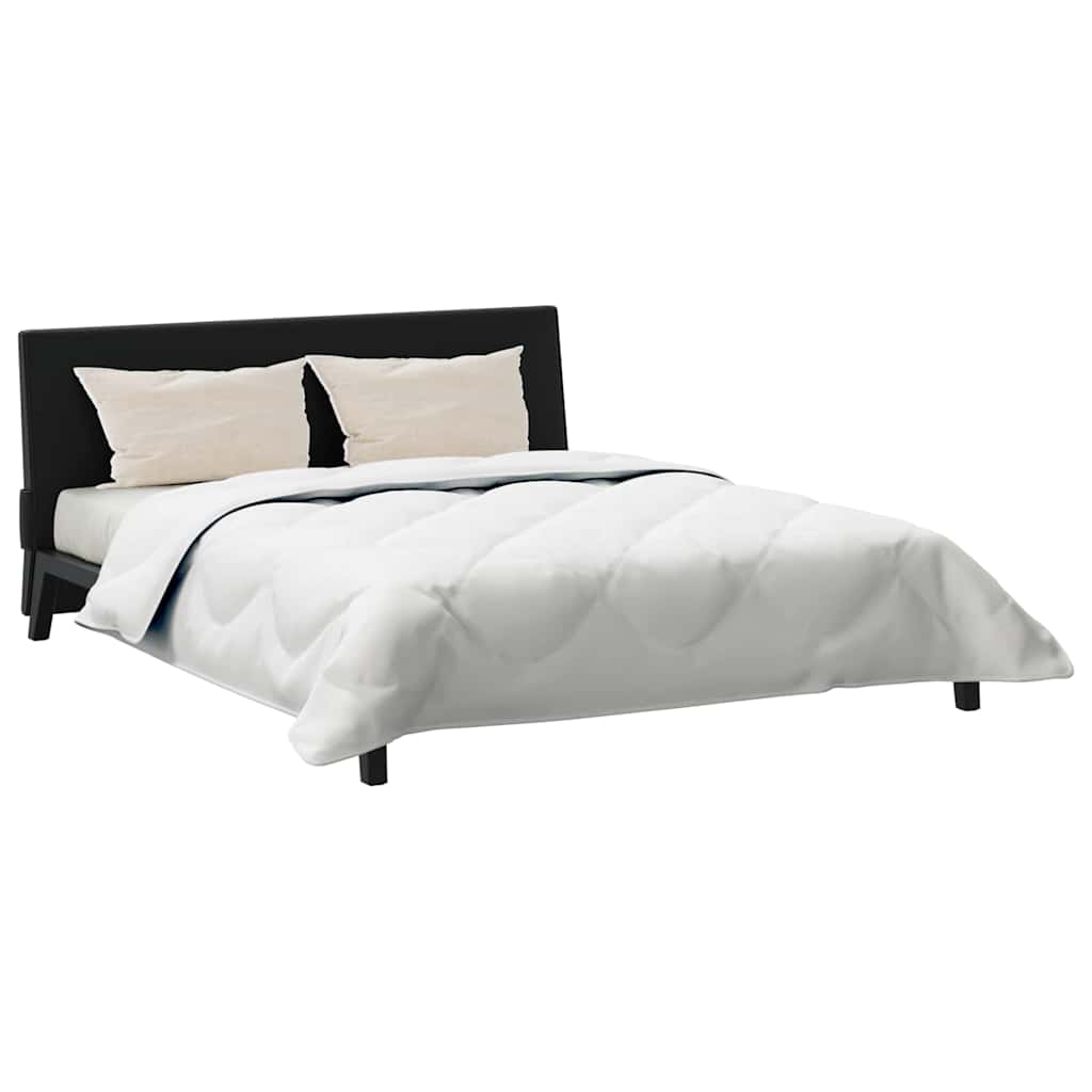 vidaXL Pilotă cu pernă 3 pcs Alb 260 x 220 cm Microfibră