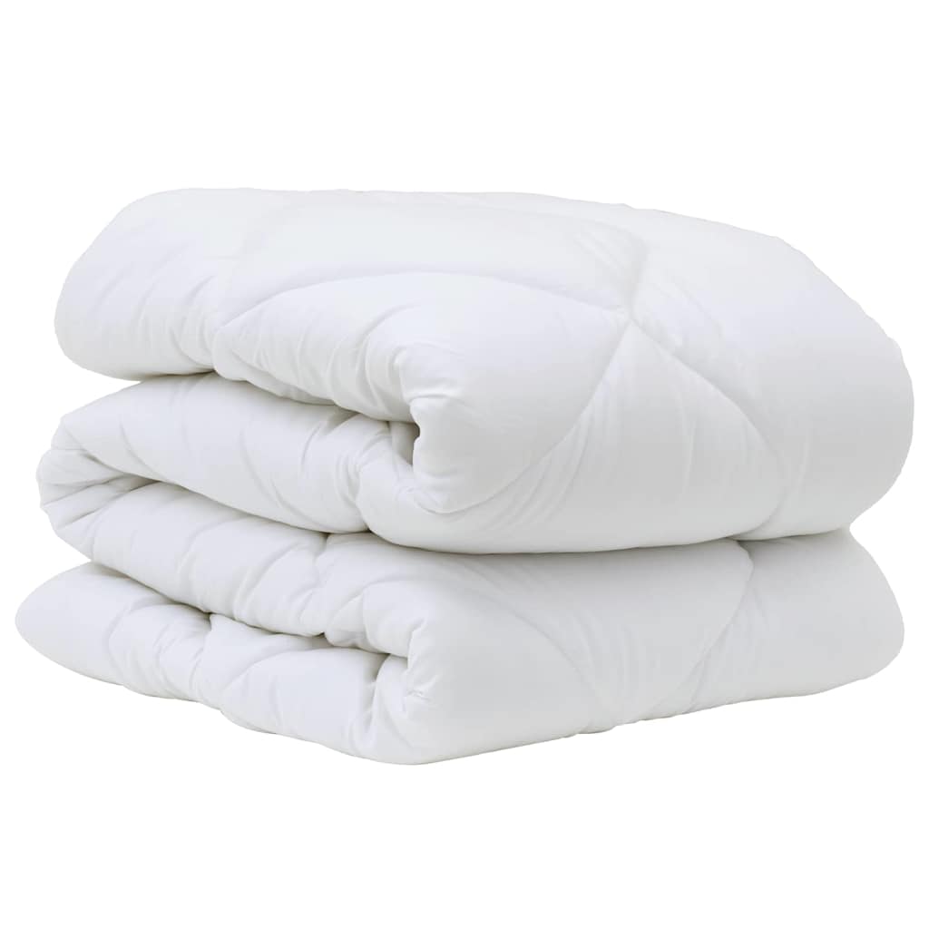 vidaXL Duvet de iarnă cu pernă 3 pcs Alb 200 x 220 cm Microfibră vidaXL Duvet de iarnă cu pernă 3 pcs Alb 200 x 220 cm Microfibră