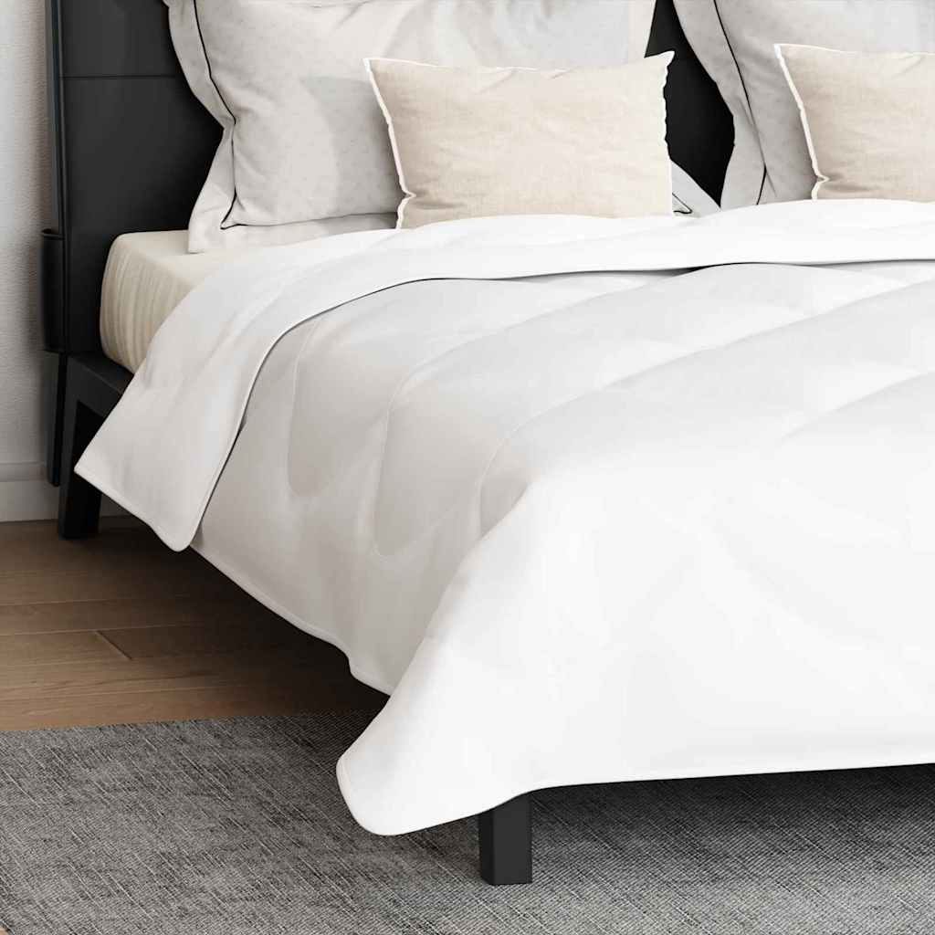 vidaXL Pilotă Altele cu pernă 3 pcs Alb 200 x 220 cm Microfibră vidaXL Pilotă Altele cu pernă 3 pcs Alb 200 x 220 cm Microfibră