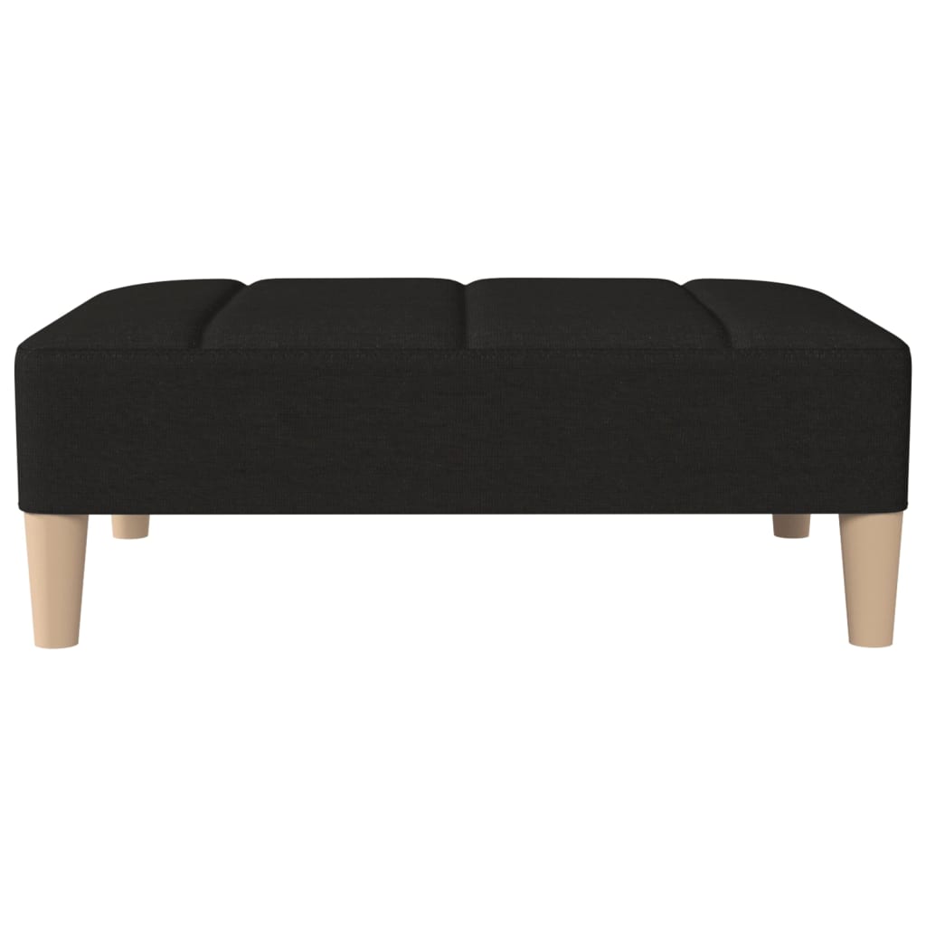 vidaXL Taburet, negru, 78x56x32 cm, material textil vidaXL Taburet, negru, 78x56x32 cm, material textil