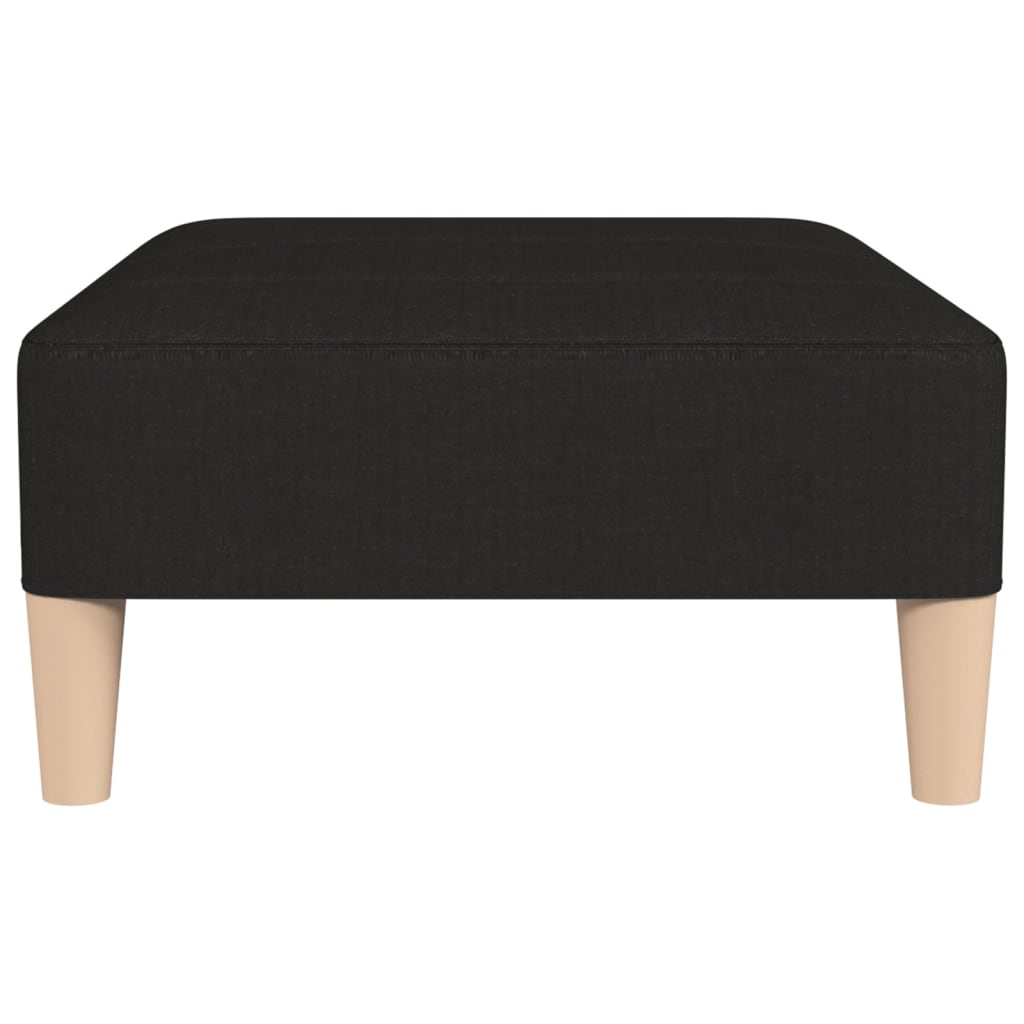 vidaXL Taburet, negru, 78x56x32 cm, material textil vidaXL Taburet, negru, 78x56x32 cm, material textil