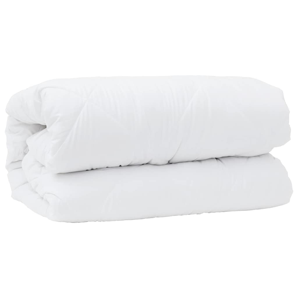 vidaXL Pilotă Altele cu pernă 3 pcs Alb 200 x 200 cm Microfibră vidaXL Pilotă Altele cu pernă 3 pcs Alb 200 x 200 cm Microfibră
