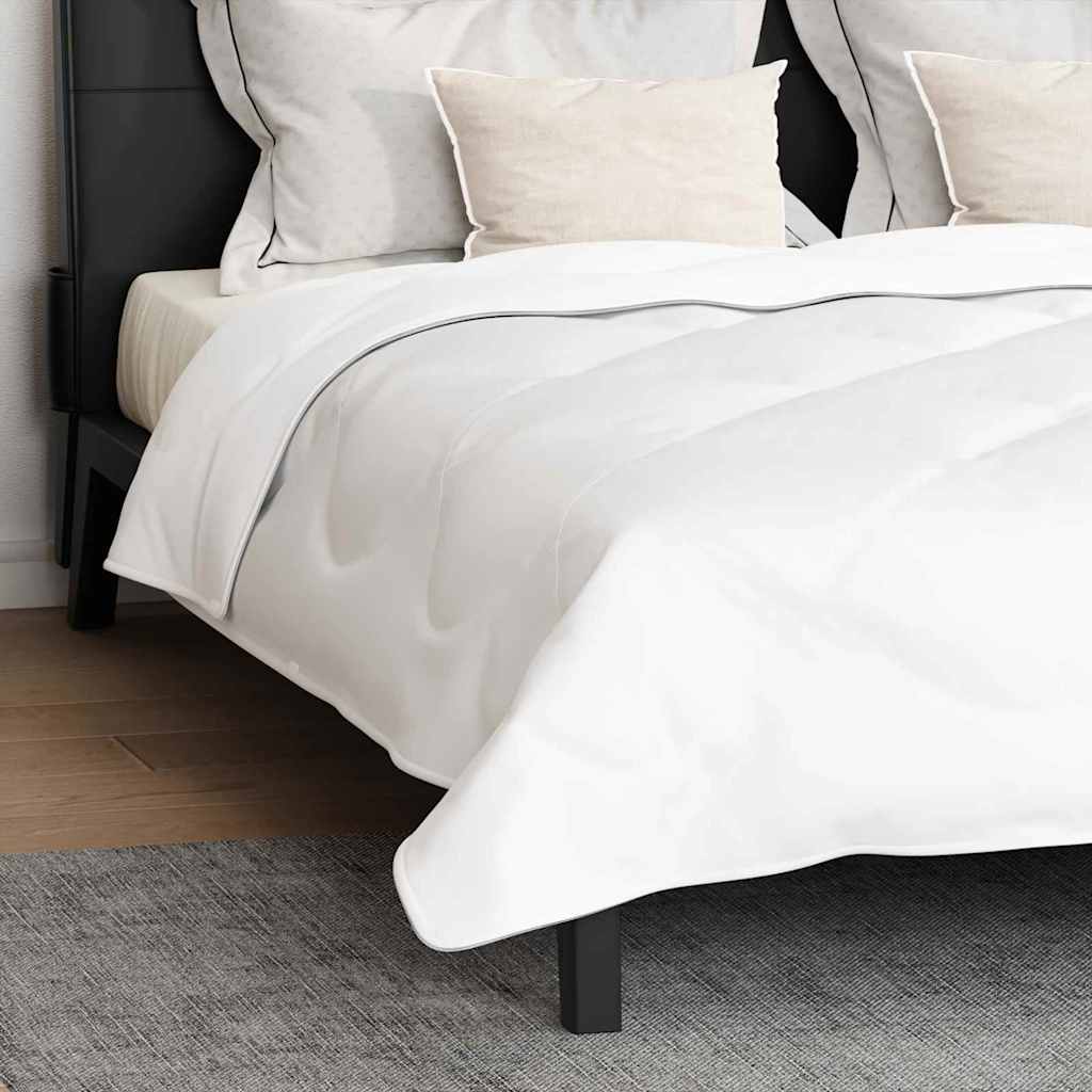 vidaXL Pilotă Altele cu pernă 3 pcs Alb 240 x 200 cm Microfibră vidaXL Pilotă Altele cu pernă 3 pcs Alb 240 x 200 cm Microfibră
