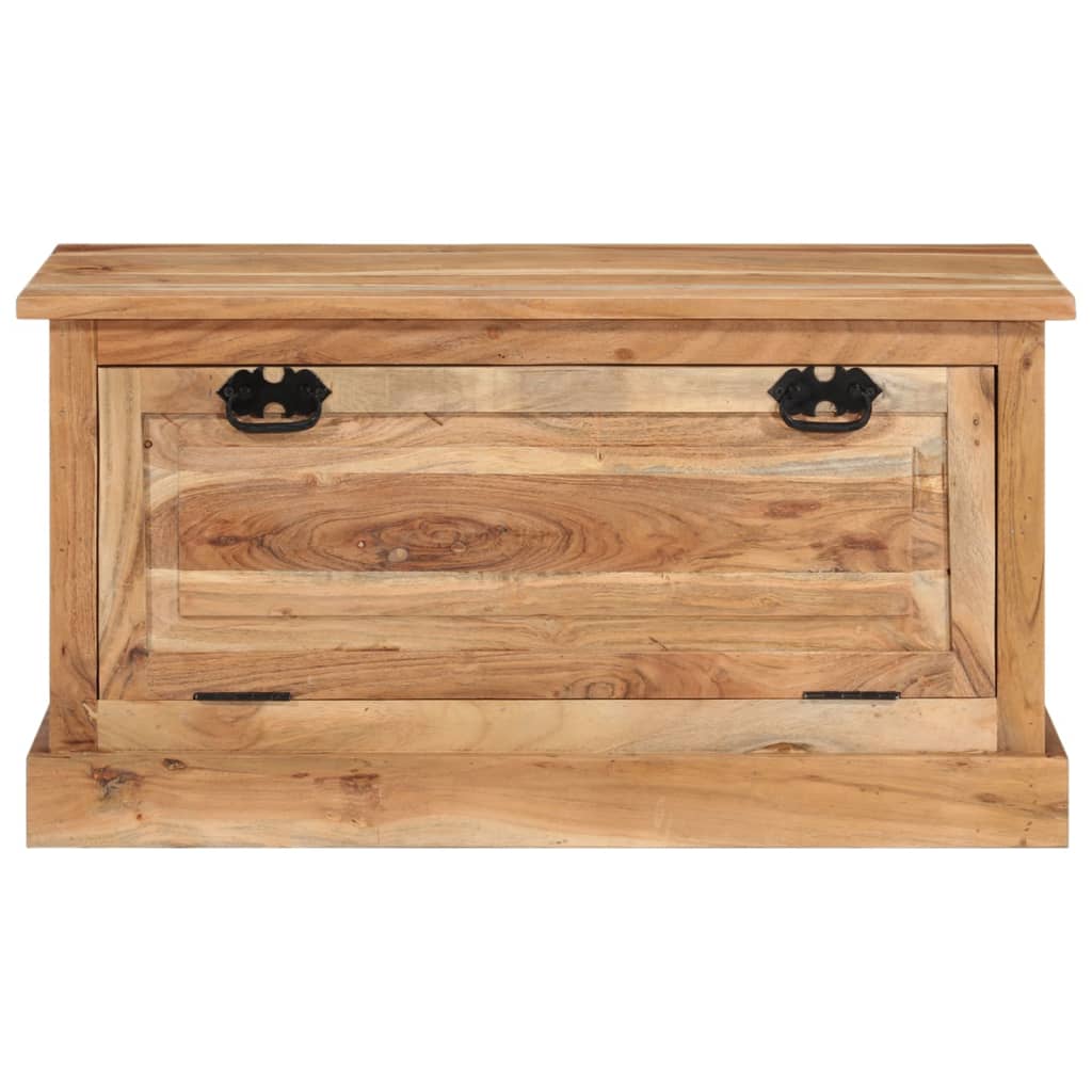 vidaXL Bancă de depozitare pantofi, 85x40x45 cm, lemn masiv de acacia