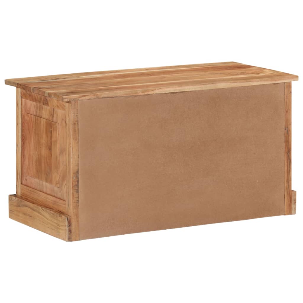 vidaXL Bancă de depozitare pantofi, 85x40x45 cm, lemn masiv de acacia