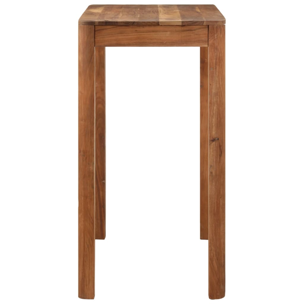 vidaXL Masă bar, 110x55x106 cm, lemn masiv acacia cu finisaj tip miere